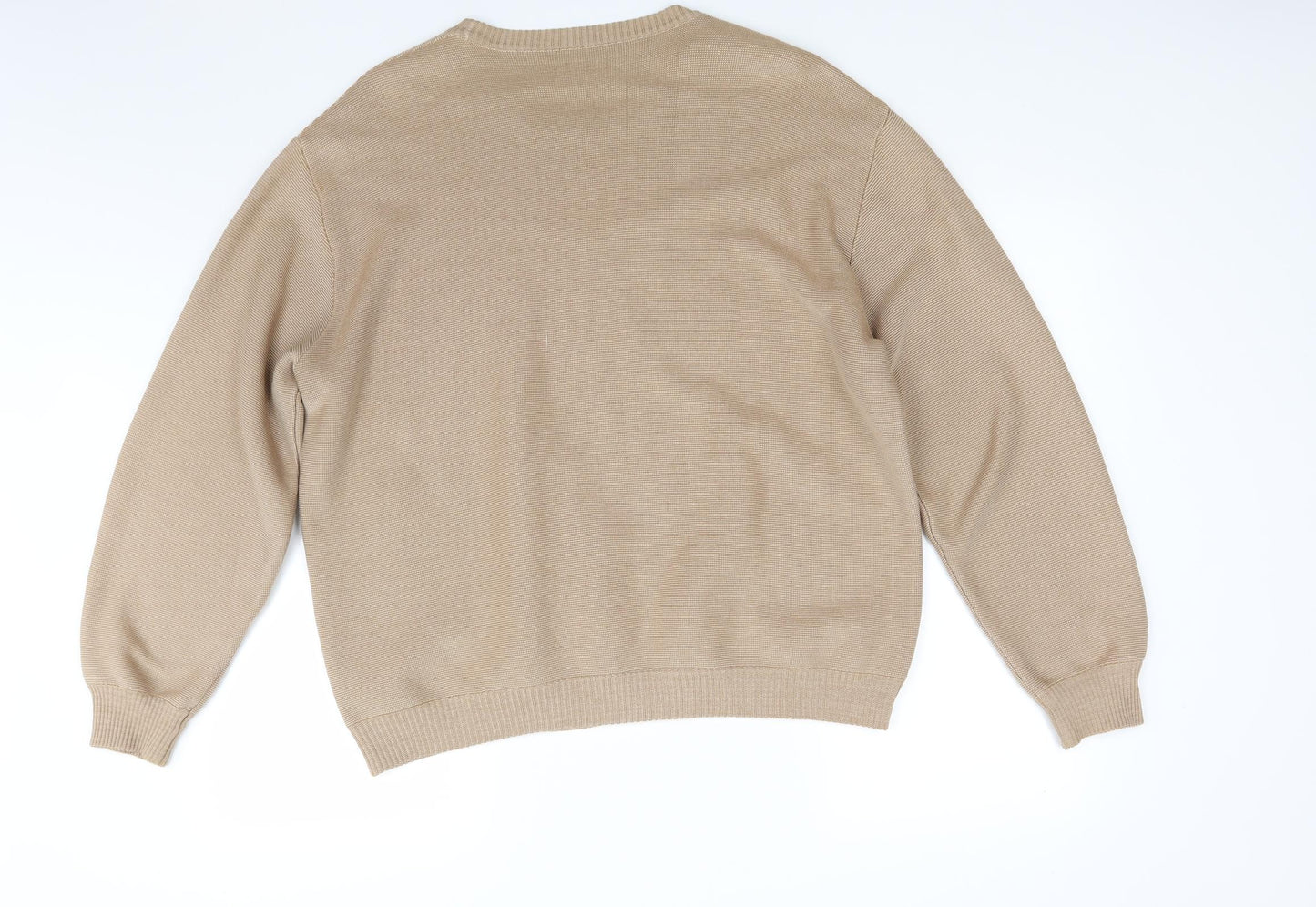 Marks and Spencer Mens Brown  Knit Pullover Jumper Size XL