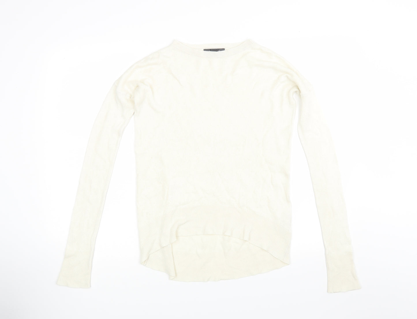 Primark Womens Ivory  Knit Pullover Jumper Size 2XS