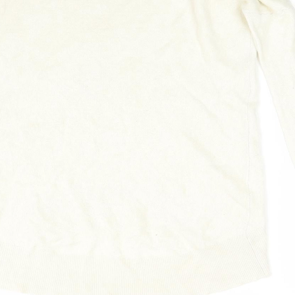 Primark Womens Ivory  Knit Pullover Jumper Size 2XS