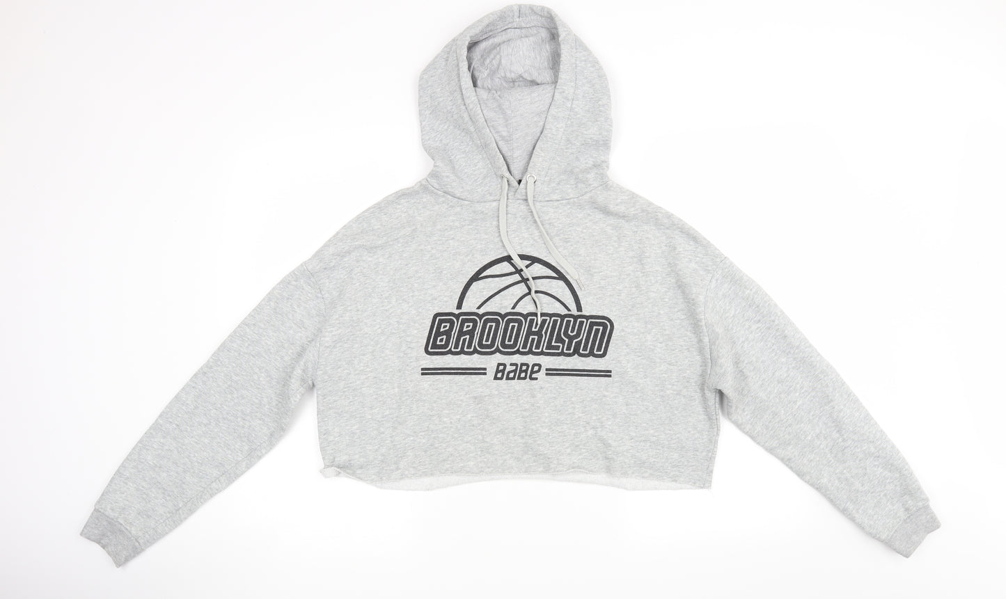 Divided Womens Grey   Pullover Hoodie Size M  - Brooklyn Babe