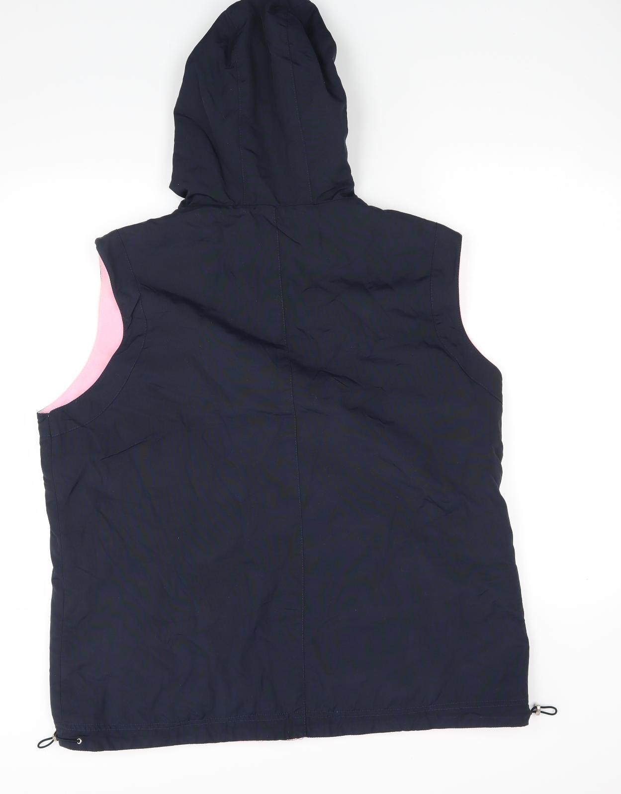 Cotton Traders Womens Blue   Gilet Coat Size 20