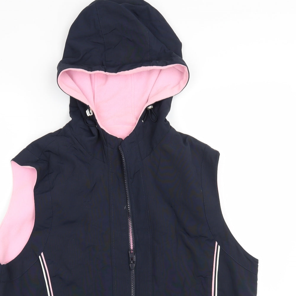 Cotton Traders Womens Blue   Gilet Coat Size 20