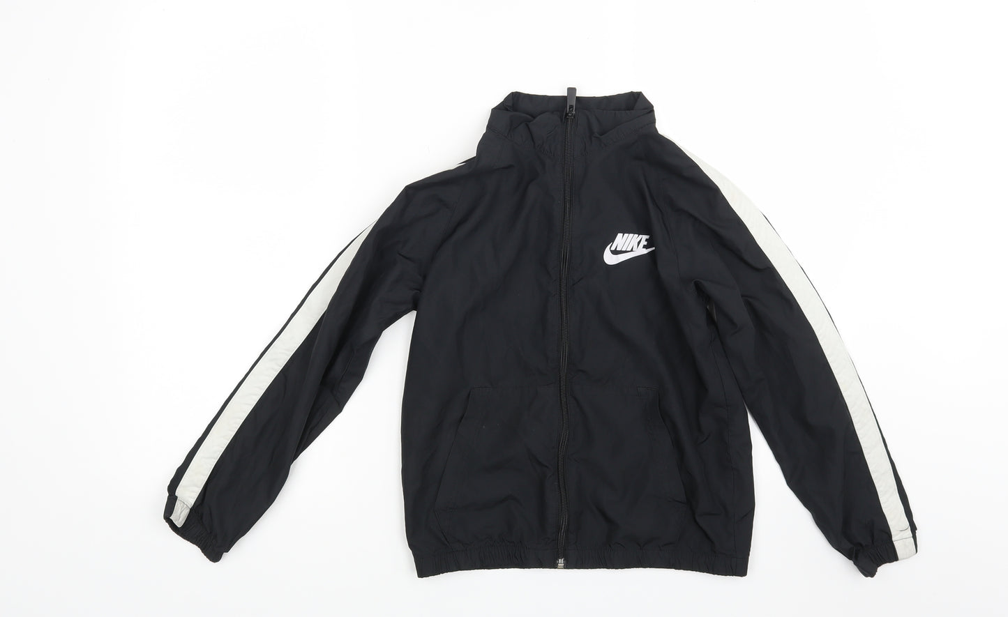 Nike Boys Black   Full Zip Sweatshirt Size 11-12 Years