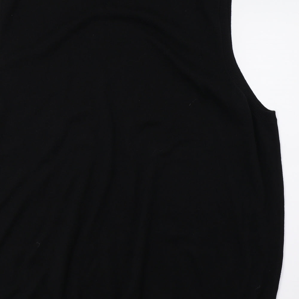 Marks and Spencer Mens Black  Knit Pullover Jumper Size 3XL