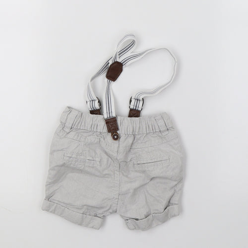 F&F Boys Grey   Cropped Trousers Size 6-9 Months