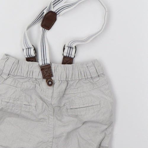 F&F Boys Grey   Cropped Trousers Size 6-9 Months