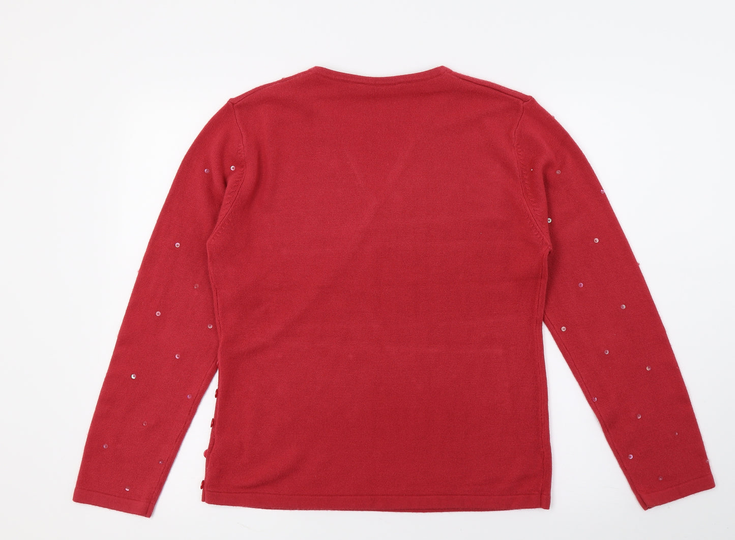 Award Womens Pink  Knit Pullover Jumper Size S