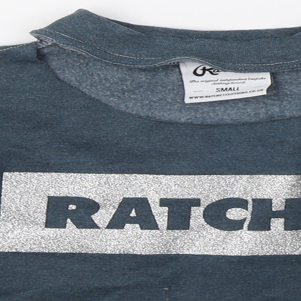 Ratchet Girls Black  Jersey Pullover Sweatshirt Size S  - Ratchet