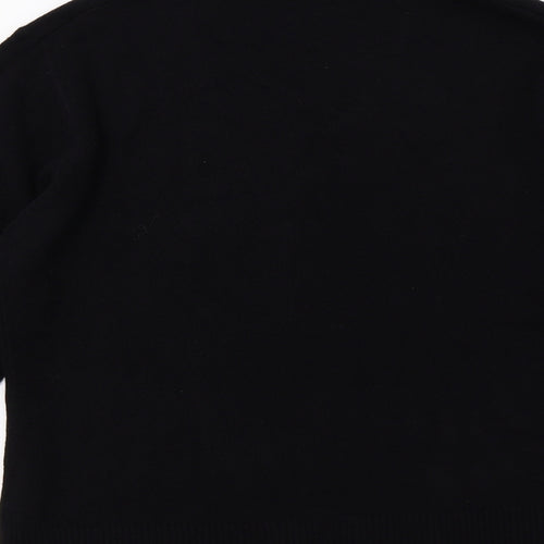 Nightingales Mens Black  Knit Pullover Jumper Size M