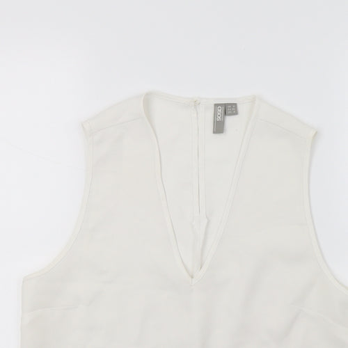 ASOS Womens White   Basic Blouse Size 8