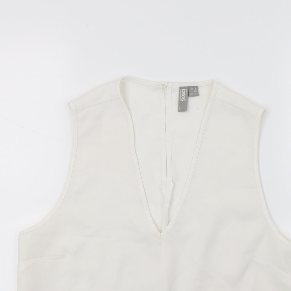 ASOS Womens White   Basic Blouse Size 8