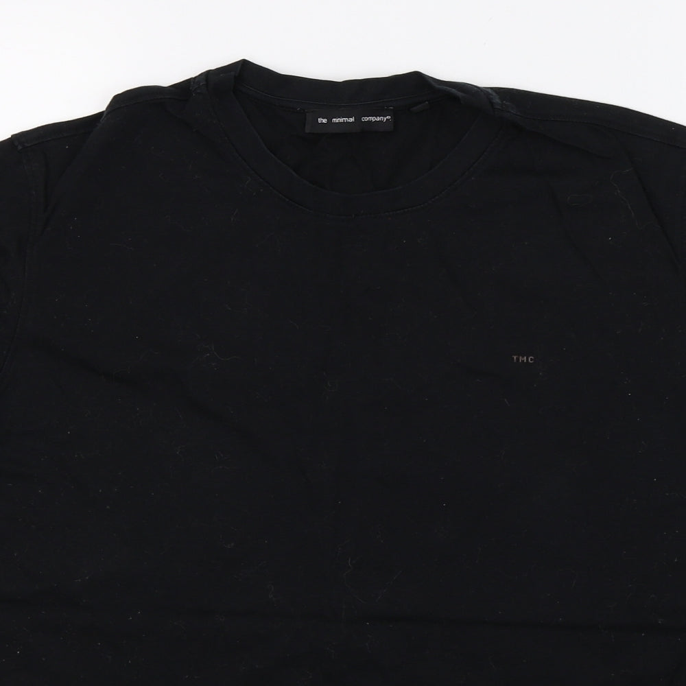 The Minimal Company Mens Black  Jersey  T-Shirt Size M