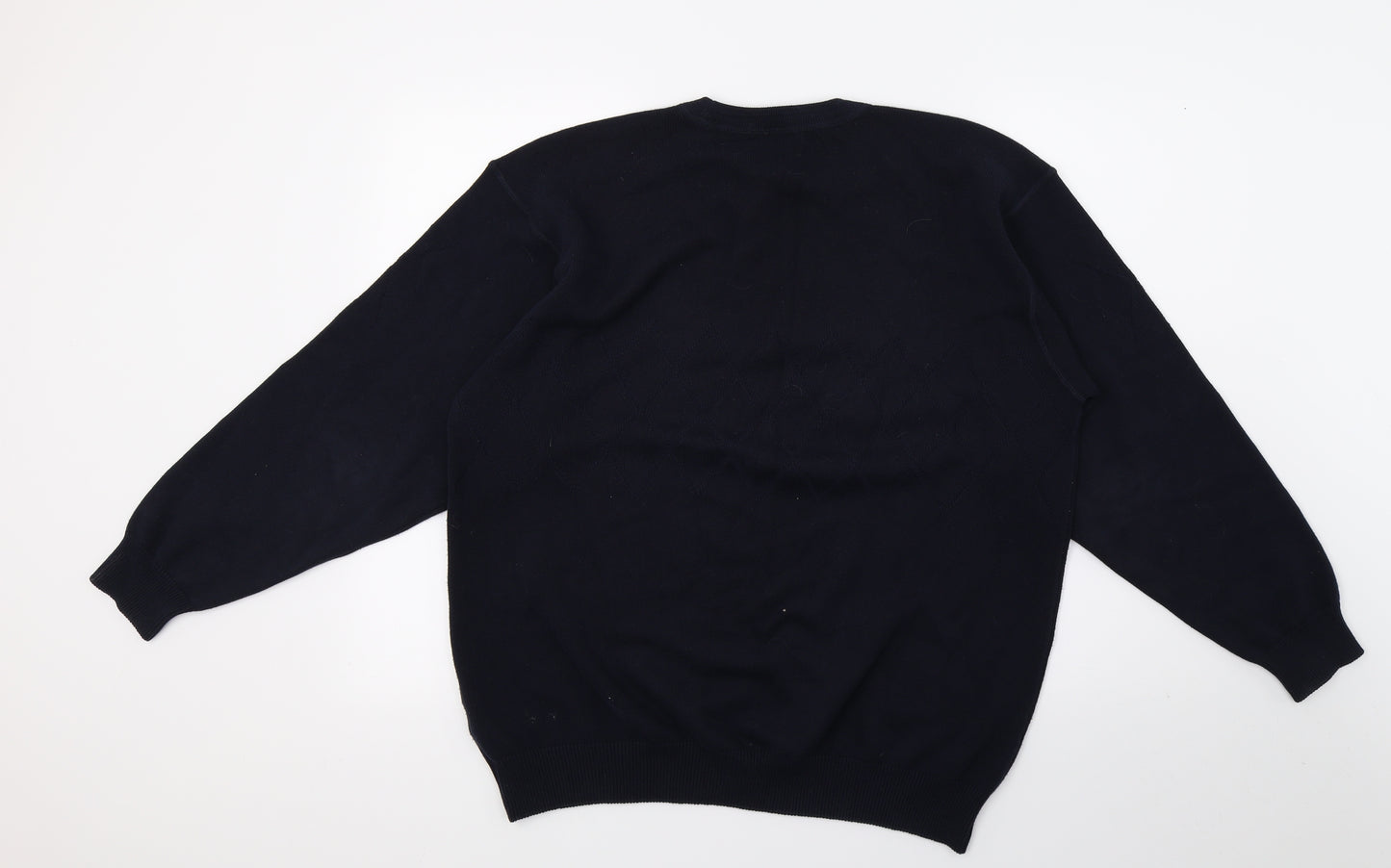 St Michael Mens Blue  Knit Pullover Jumper Size M