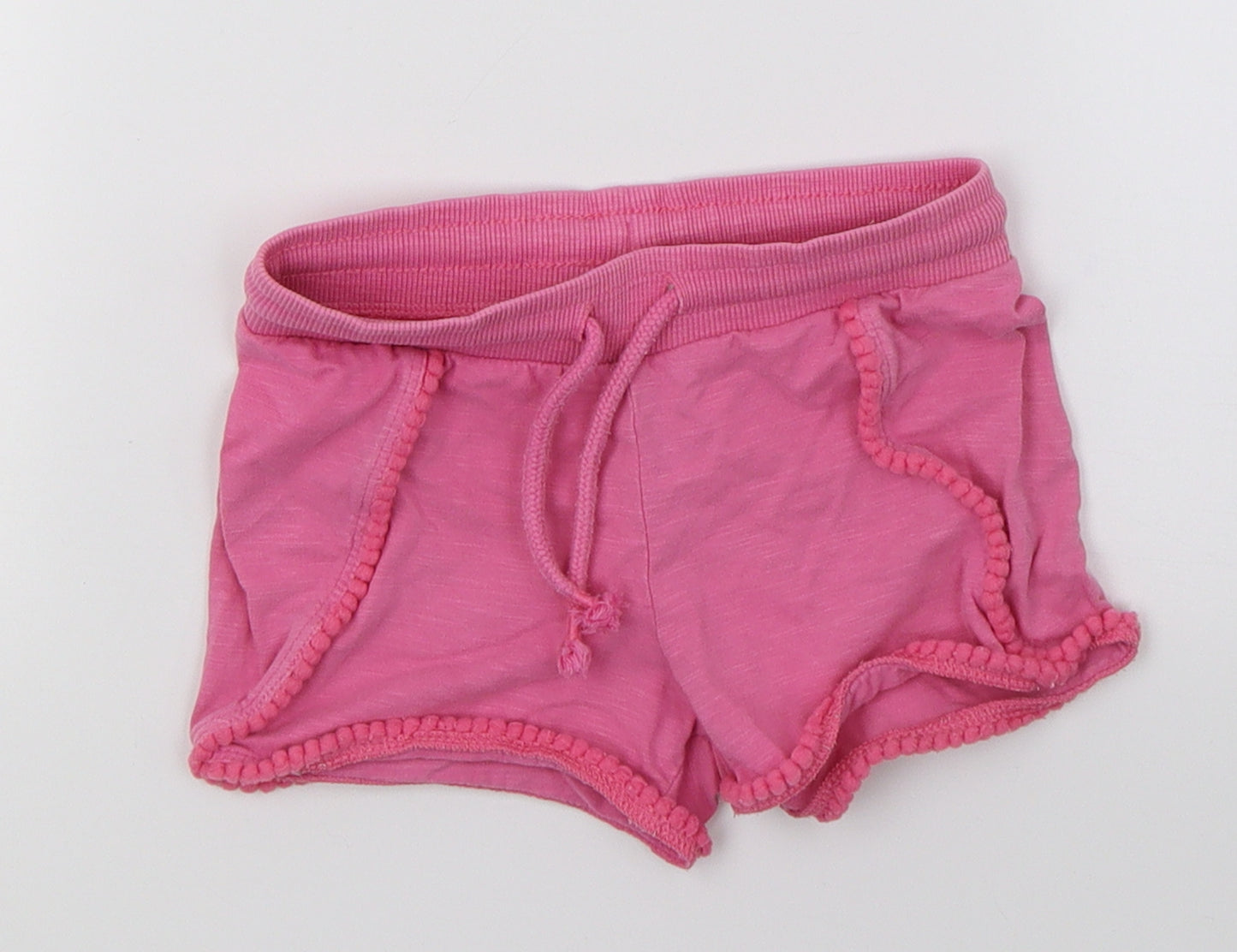 F&F Girls Pink  Jersey Sweat Shorts Size 2-3 Years