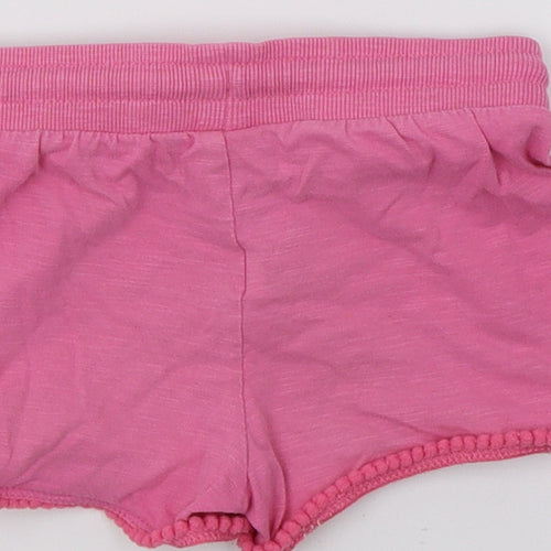 F&F Girls Pink  Jersey Sweat Shorts Size 2-3 Years