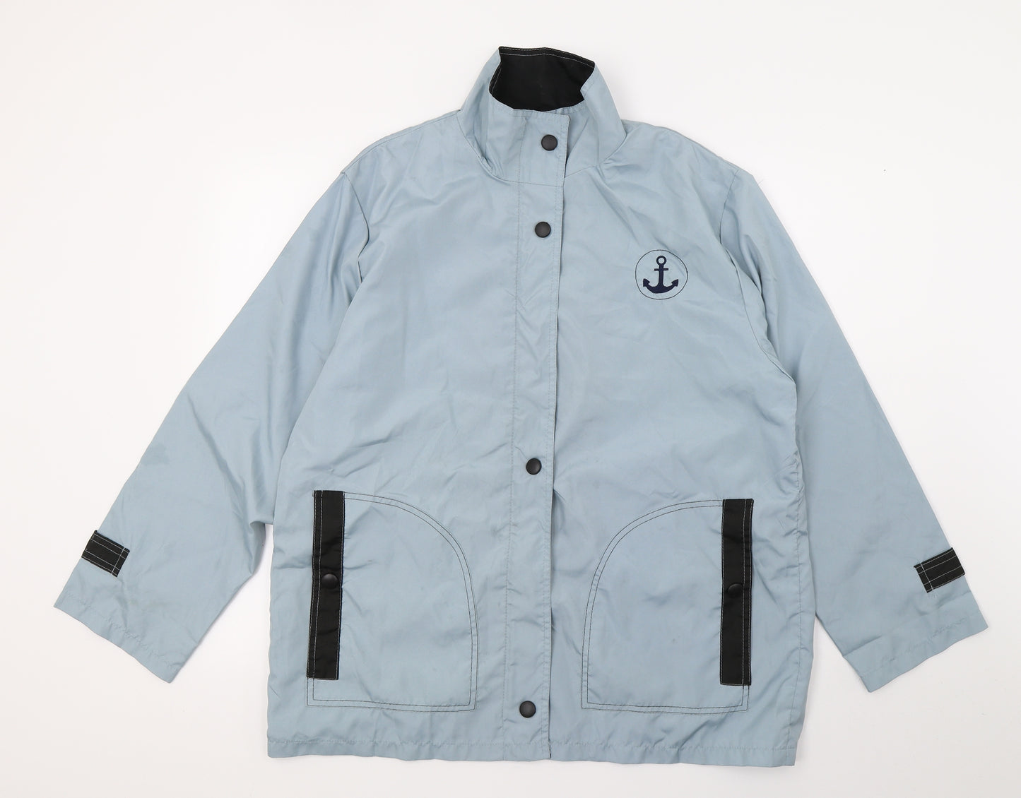 Anne De Lancay Womens Blue   Jacket  Size 14  - Anchor