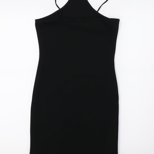 Missguided Womens Black  Jersey Bodycon  Size 4