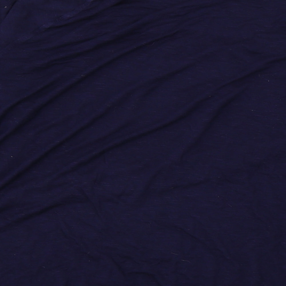 Marks and Spencer Womens Blue  Jersey Basic T-Shirt Size 18