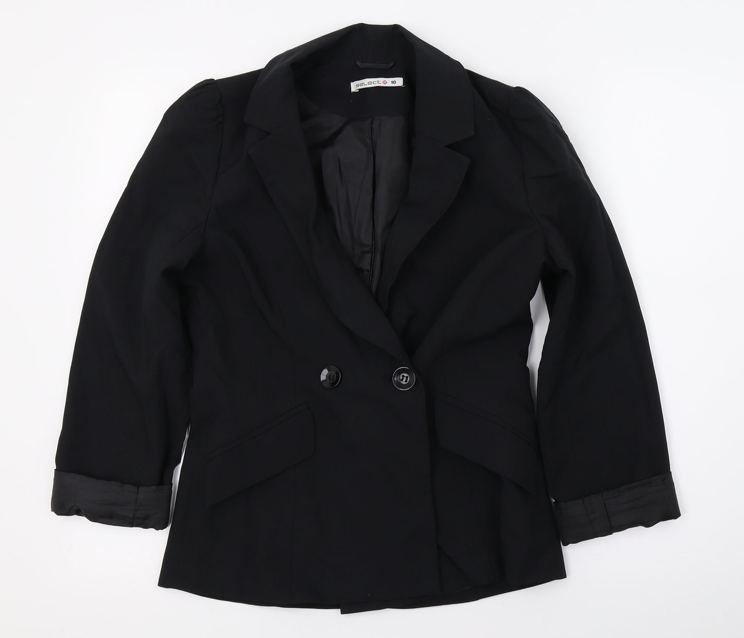 Select Womens Black   Jacket Blazer Size 10