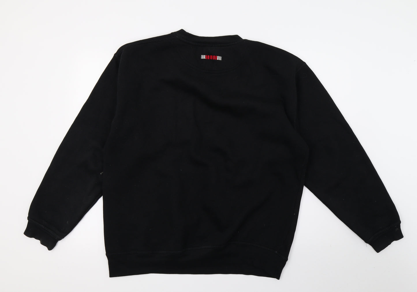 Donnay Mens Black  Jersey Pullover Sweatshirt Size S