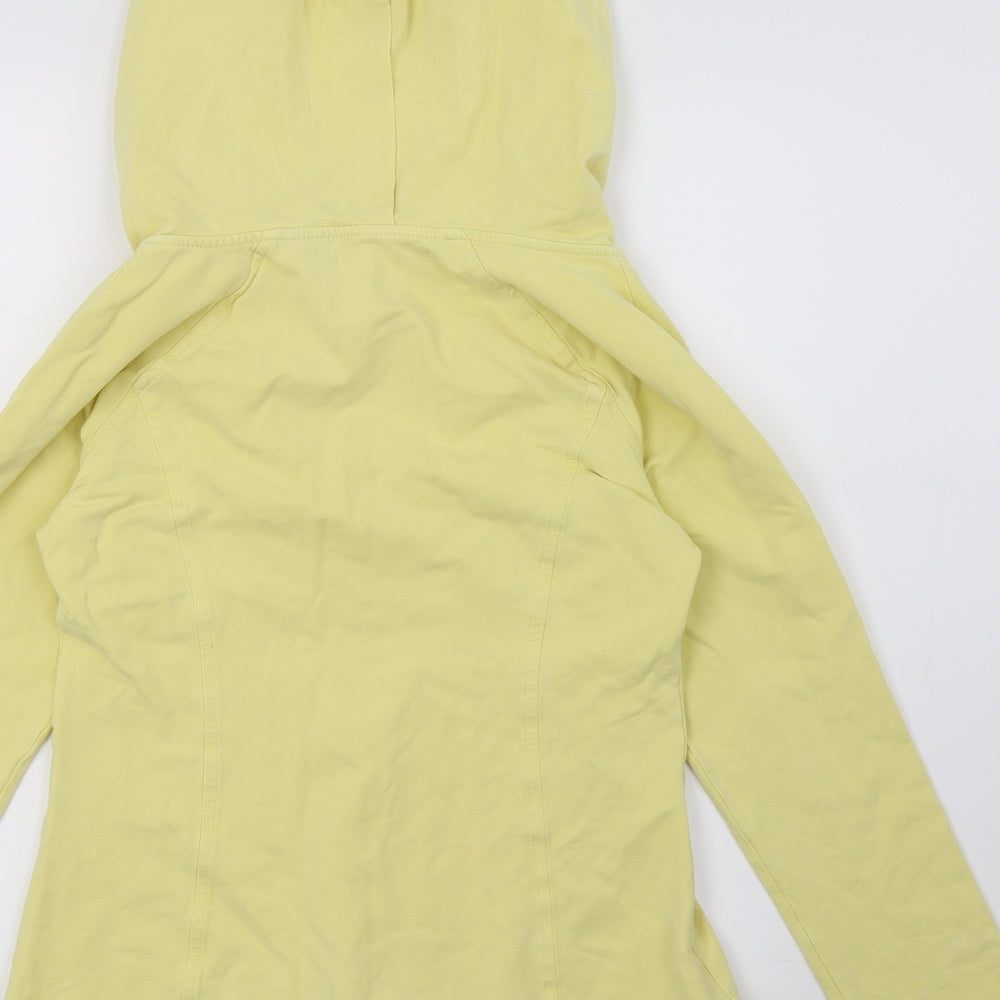 Miss Sixty Womens Yellow  Jersey Pullover Hoodie Size L