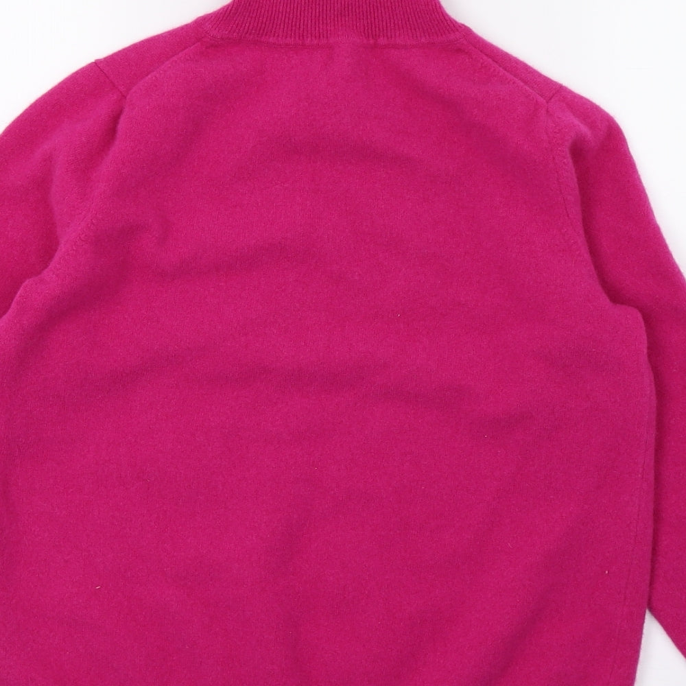 Jaeger Womens Pink  Knit Pullover Jumper Size L
