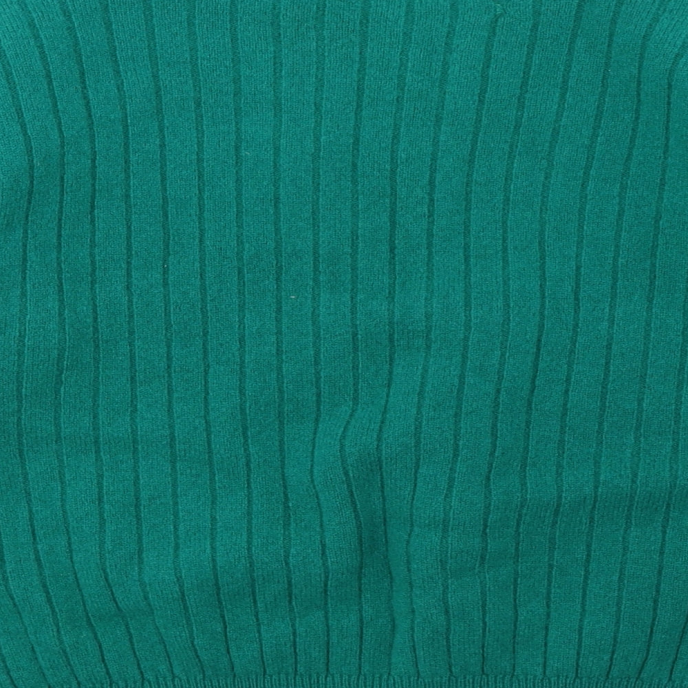 Edinburgh Womens Green  Knit Pullover Jumper Size 18