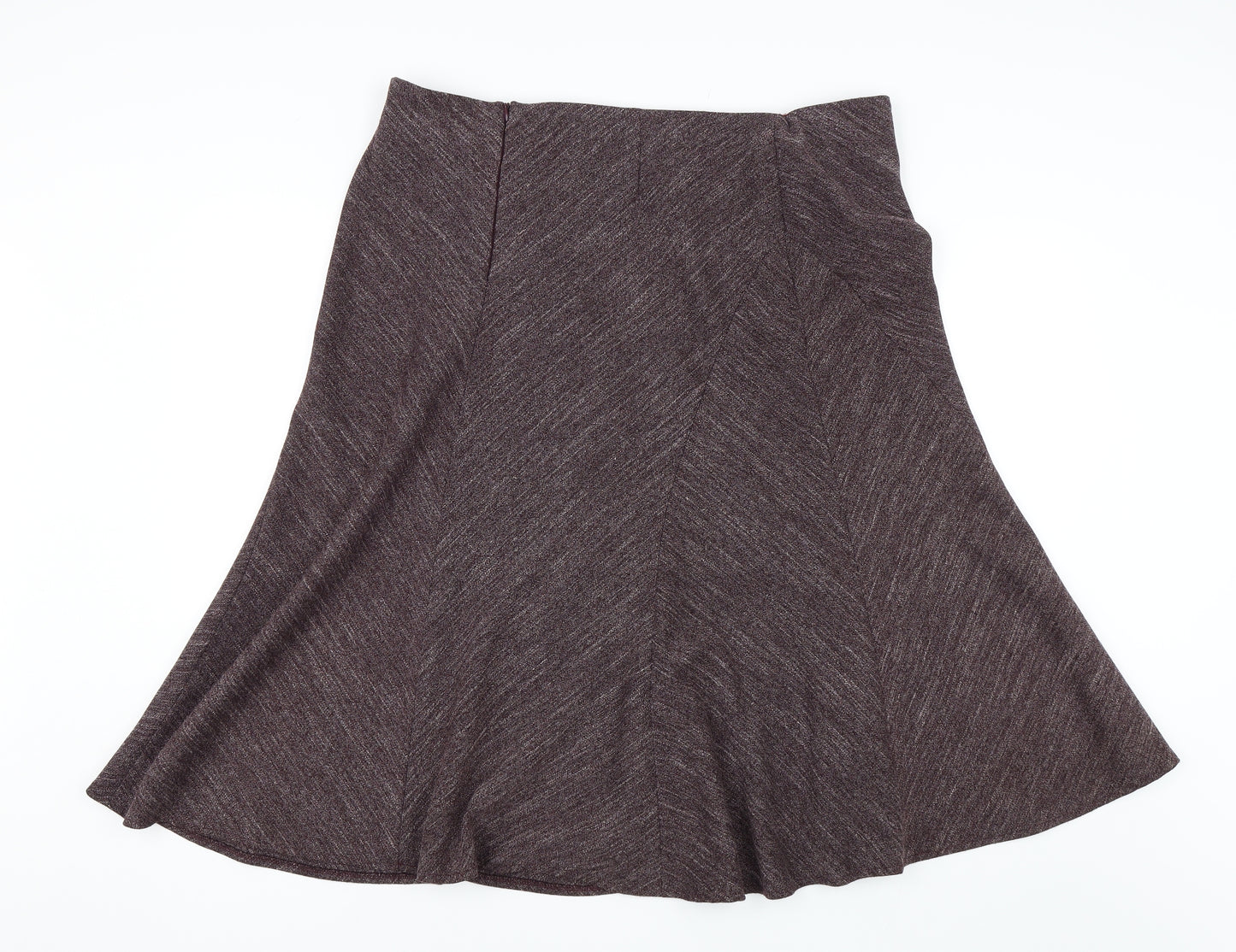 BHS Womens Purple   Swing Skirt Size 38 in