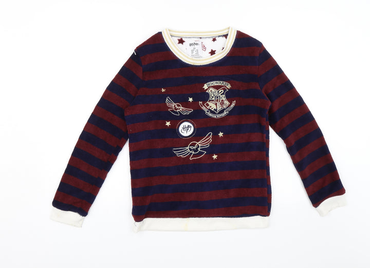 Love to Lounge Womens Blue Striped Top Pyjama Top Size XS - Harry Potter