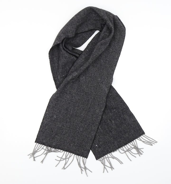 Preowrn Unisex Grey Geometric   Scarf