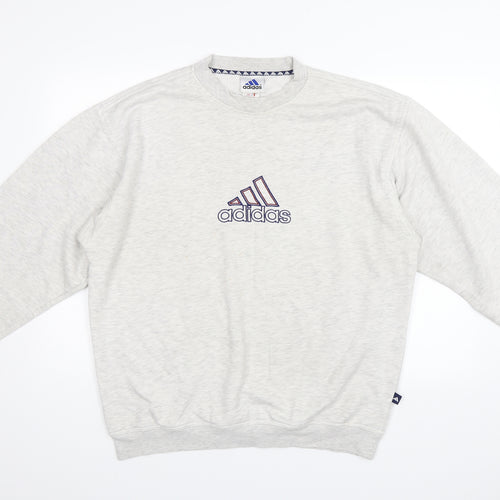 adidas Womens Grey   Pullover Jumper Size 14