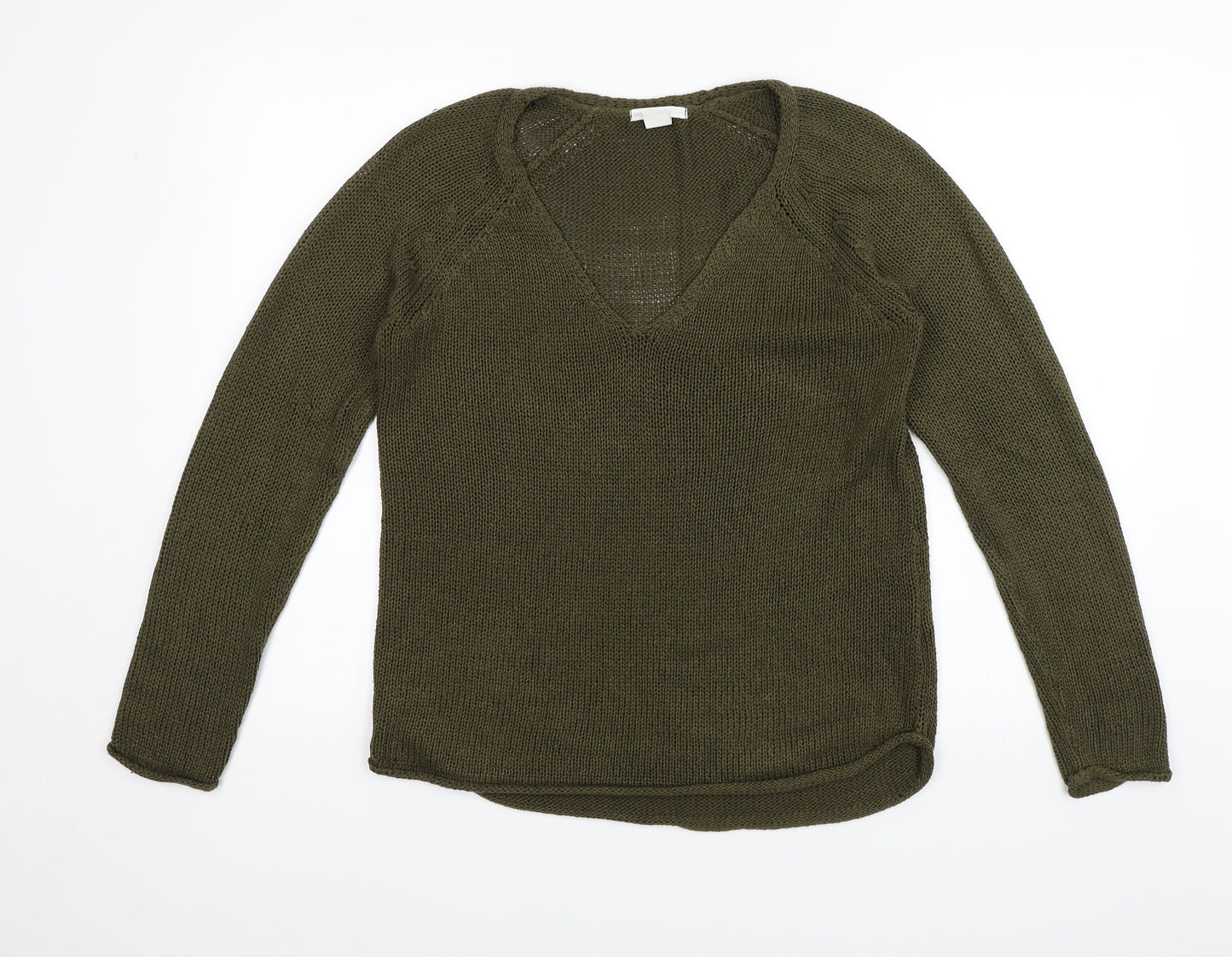 H&M Womens Green   Pullover Jumper Size S