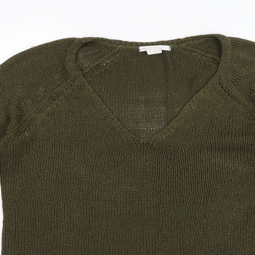 H&M Womens Green   Pullover Jumper Size S