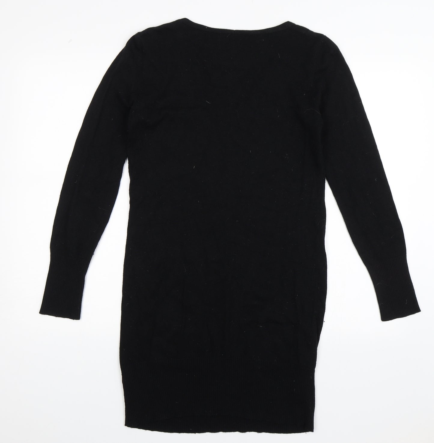 M&S Womens Black   Jumper Dress  Size 12