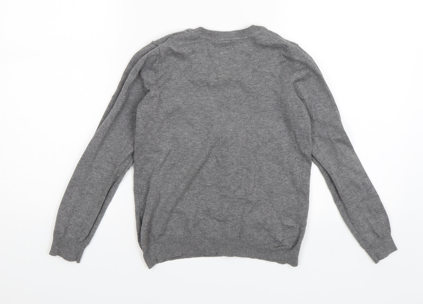 George Girls Grey   Cardigan Jumper Size 8-9 Years  - School
