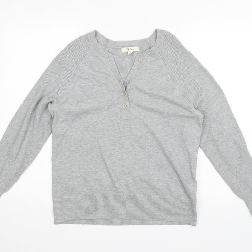 Peyton Primrose Womens Grey   Pullover Jumper Size M