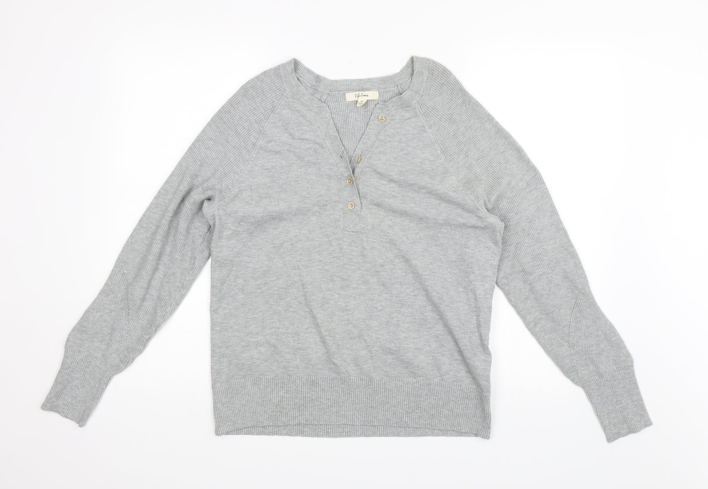 Peyton Primrose Womens Grey   Pullover Jumper Size M