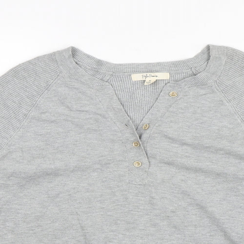 Peyton Primrose Womens Grey   Pullover Jumper Size M