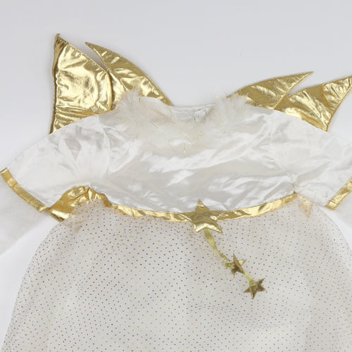 Tesco Girls White   Tutu Dress  Size 5-6 Years  - Angel
