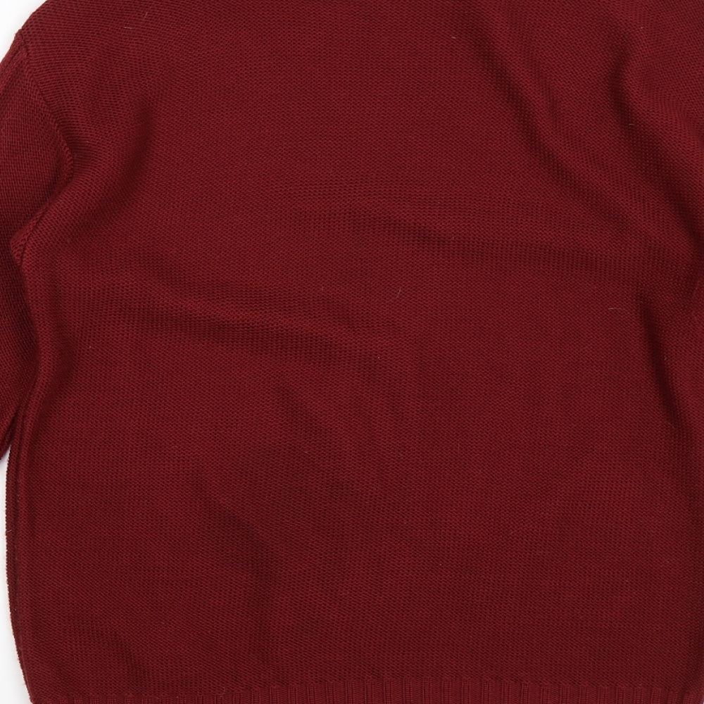 Pure and Natural Womens Red   Pullover Jumper Size S
