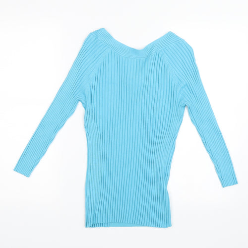 BHS Womens Blue   Pullover Jumper Size 12