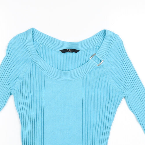 BHS Womens Blue   Pullover Jumper Size 12