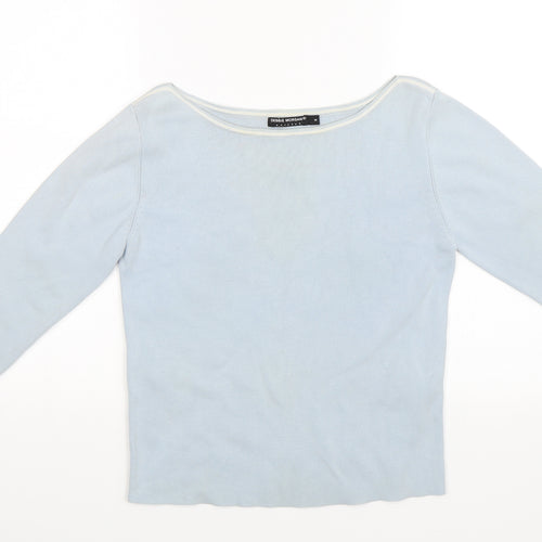 Debbie Morgan Womens Blue   Pullover Jumper Size M