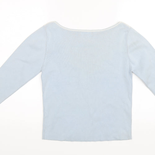 Debbie Morgan Womens Blue   Pullover Jumper Size M