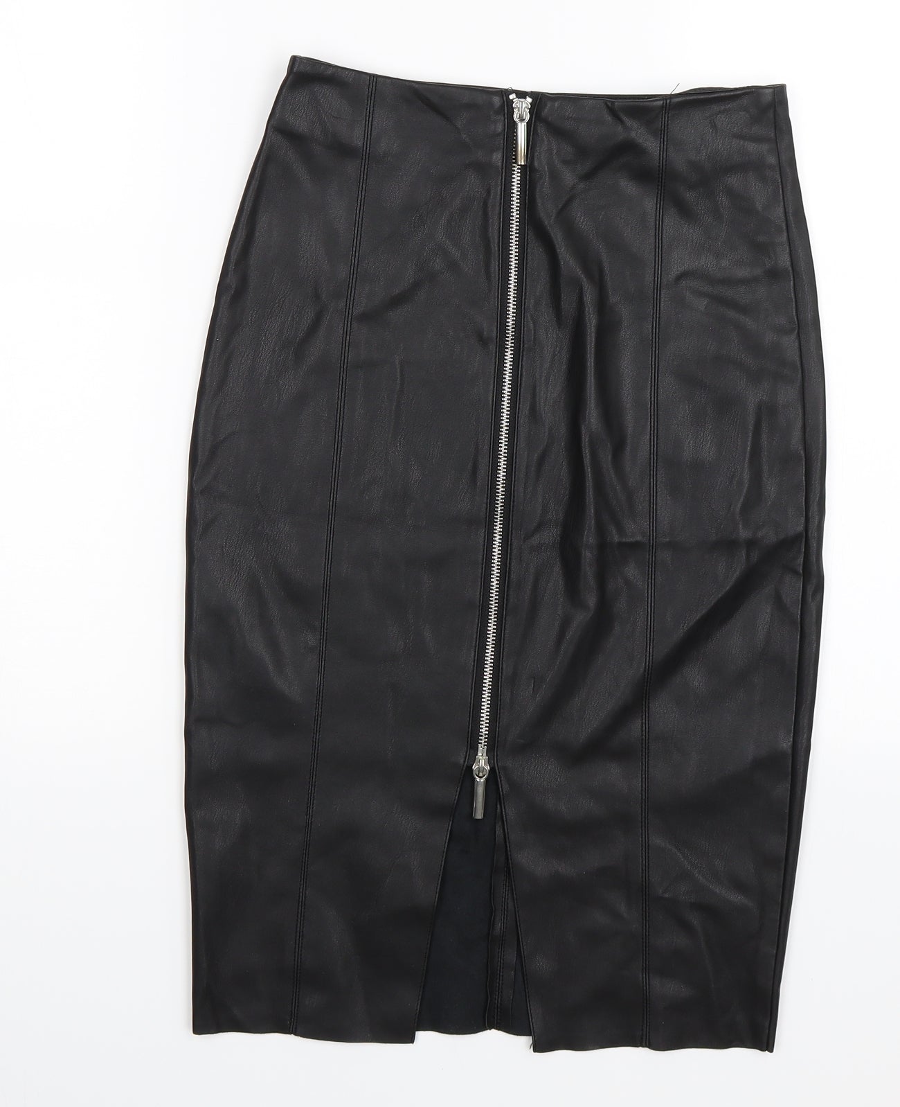 Miss Selfridge Womens Black   A-Line Skirt Size 8