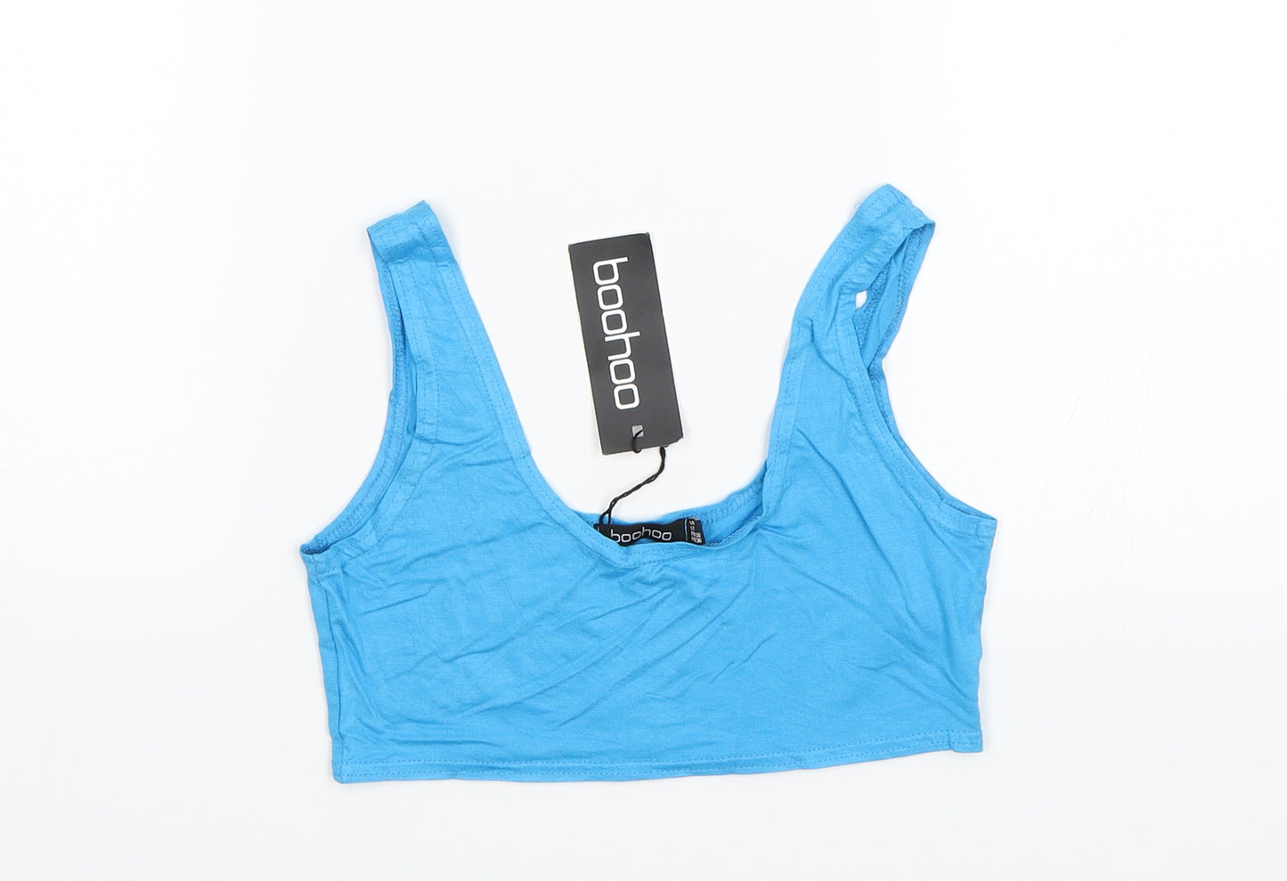 Boohoo Womens Blue   Cropped Tank Size 10