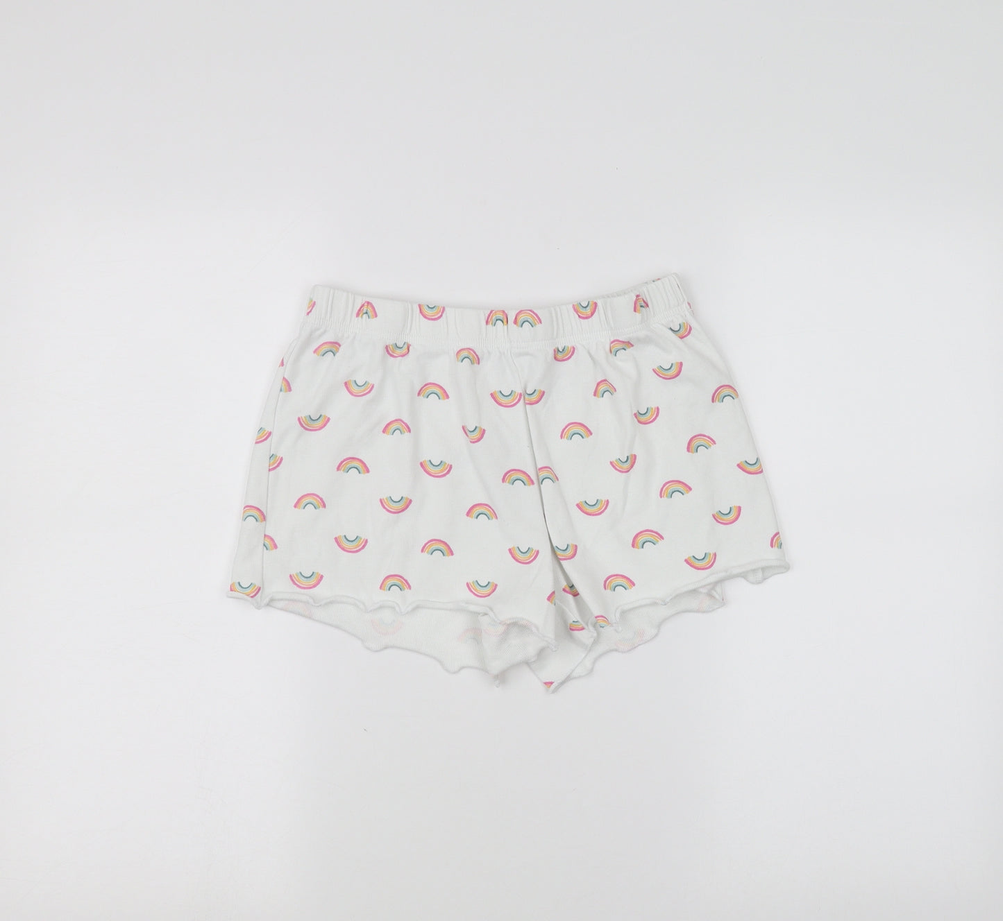 Primark Womens White   Sweat Shorts Size S