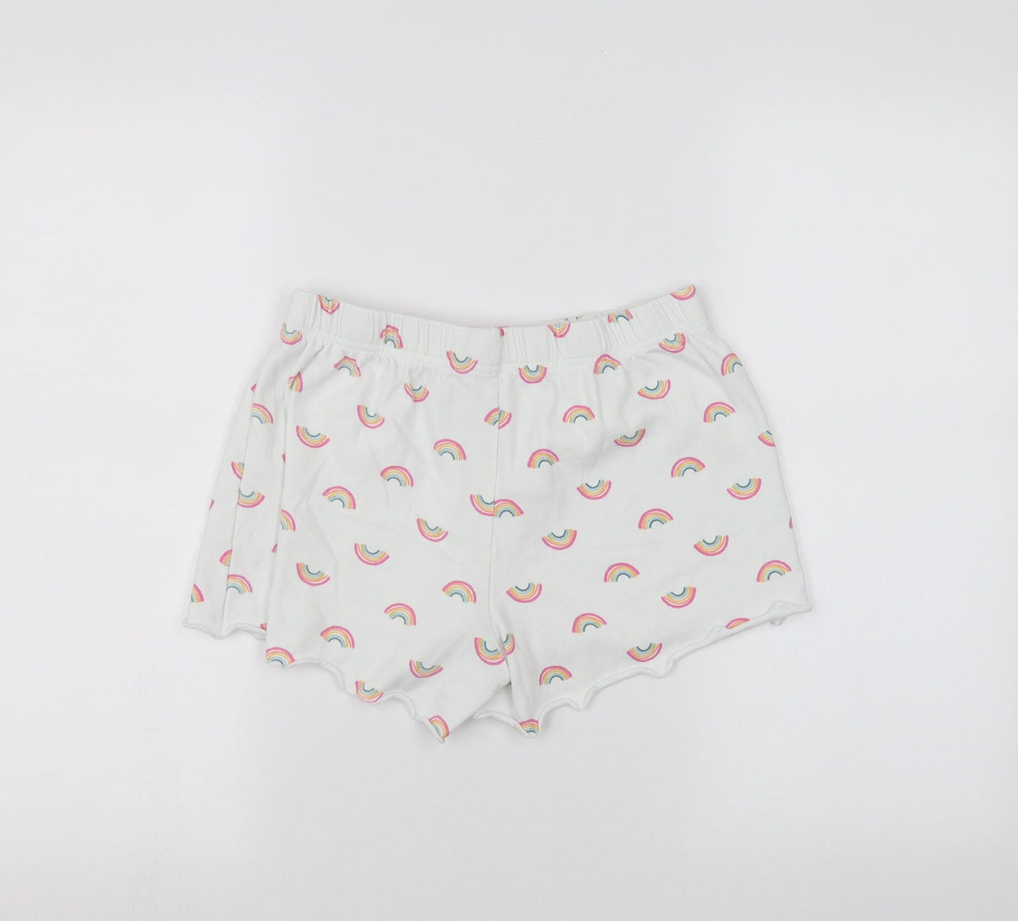 Primark Womens White   Sweat Shorts Size S