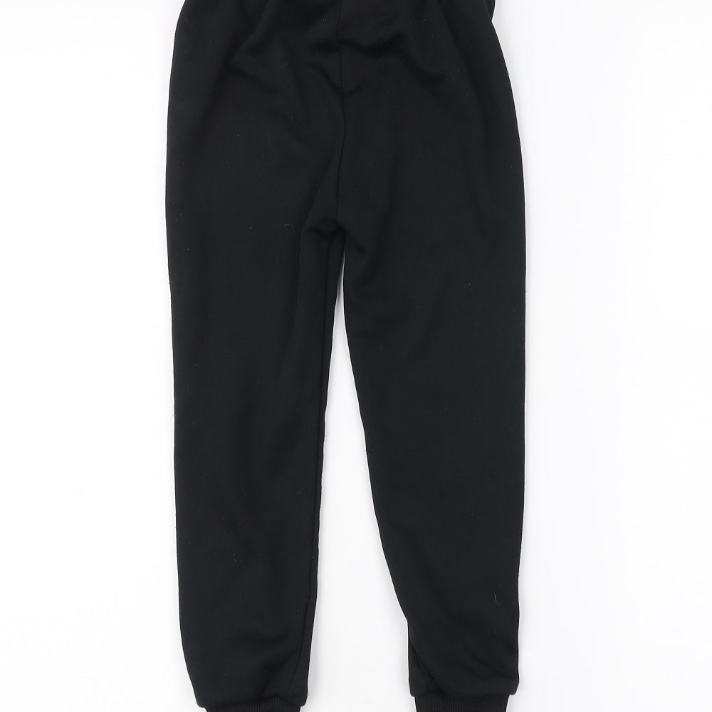 McKenzie Boys Black   Sweatpants Trousers Size 4-5 Years