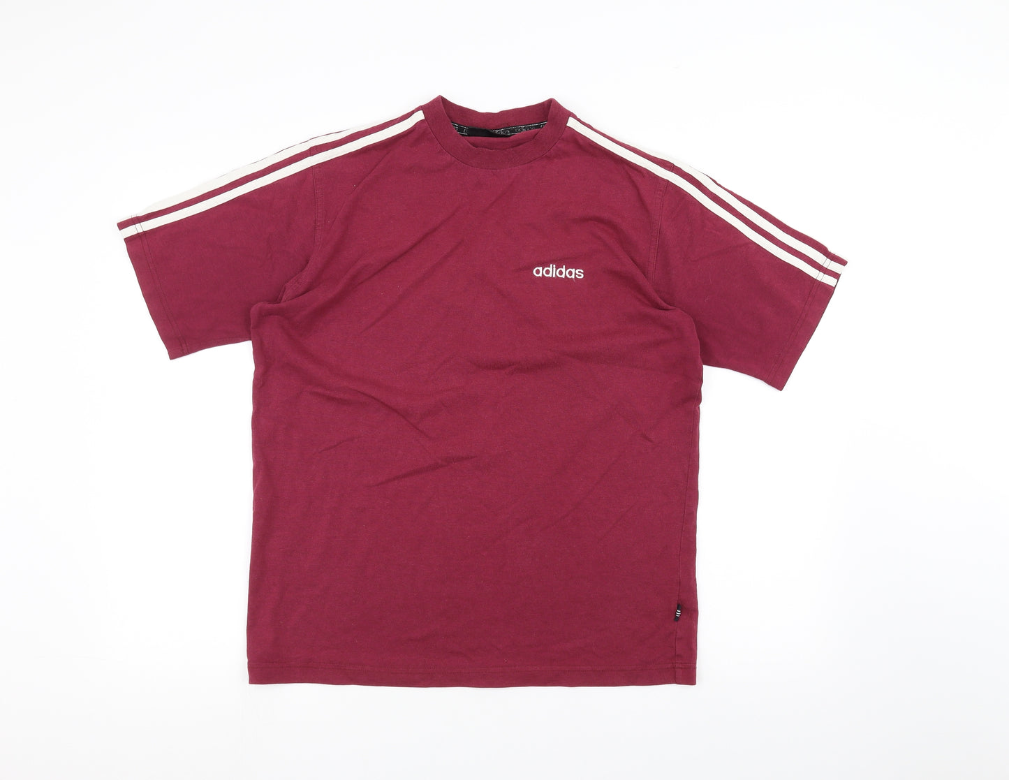 adidas Mens Red    T-Shirt Size S